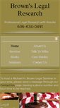 Mobile Screenshot of brownslegalresearch.com